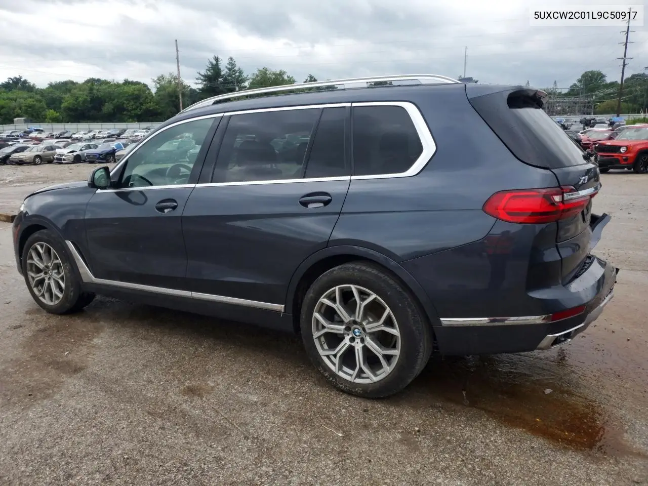 2020 BMW X7 xDrive40I VIN: 5UXCW2C01L9C50917 Lot: 58094376