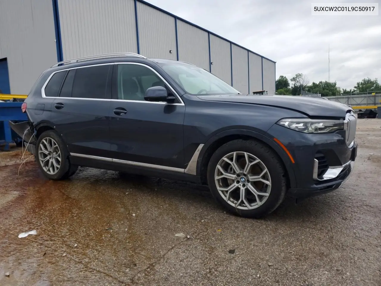 2020 BMW X7 xDrive40I VIN: 5UXCW2C01L9C50917 Lot: 58094376