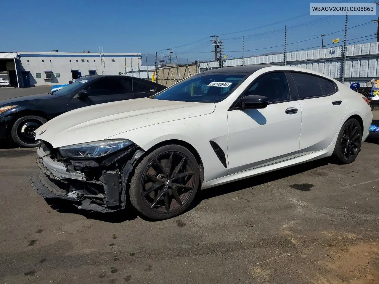 2020 BMW 840I VIN: WBAGV2C09LCE08863 Lot: 58142846