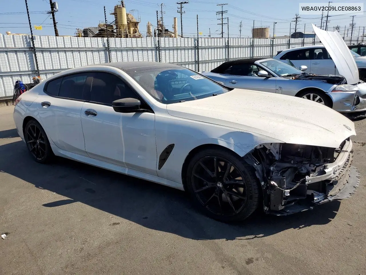2020 BMW 840I VIN: WBAGV2C09LCE08863 Lot: 58142846
