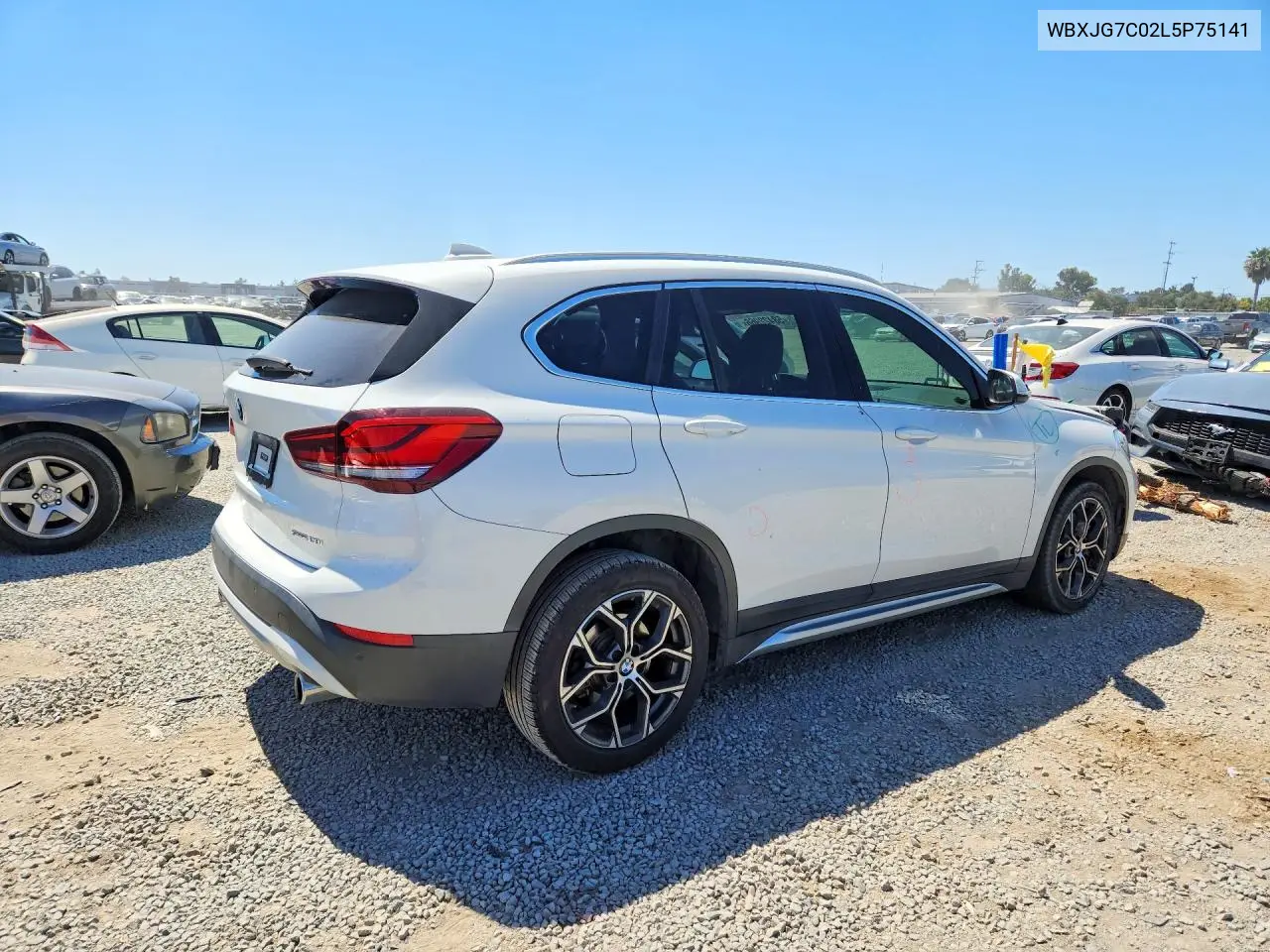 2020 BMW X1 Sdrive28I VIN: WBXJG7C02L5P75141 Lot: 58422966