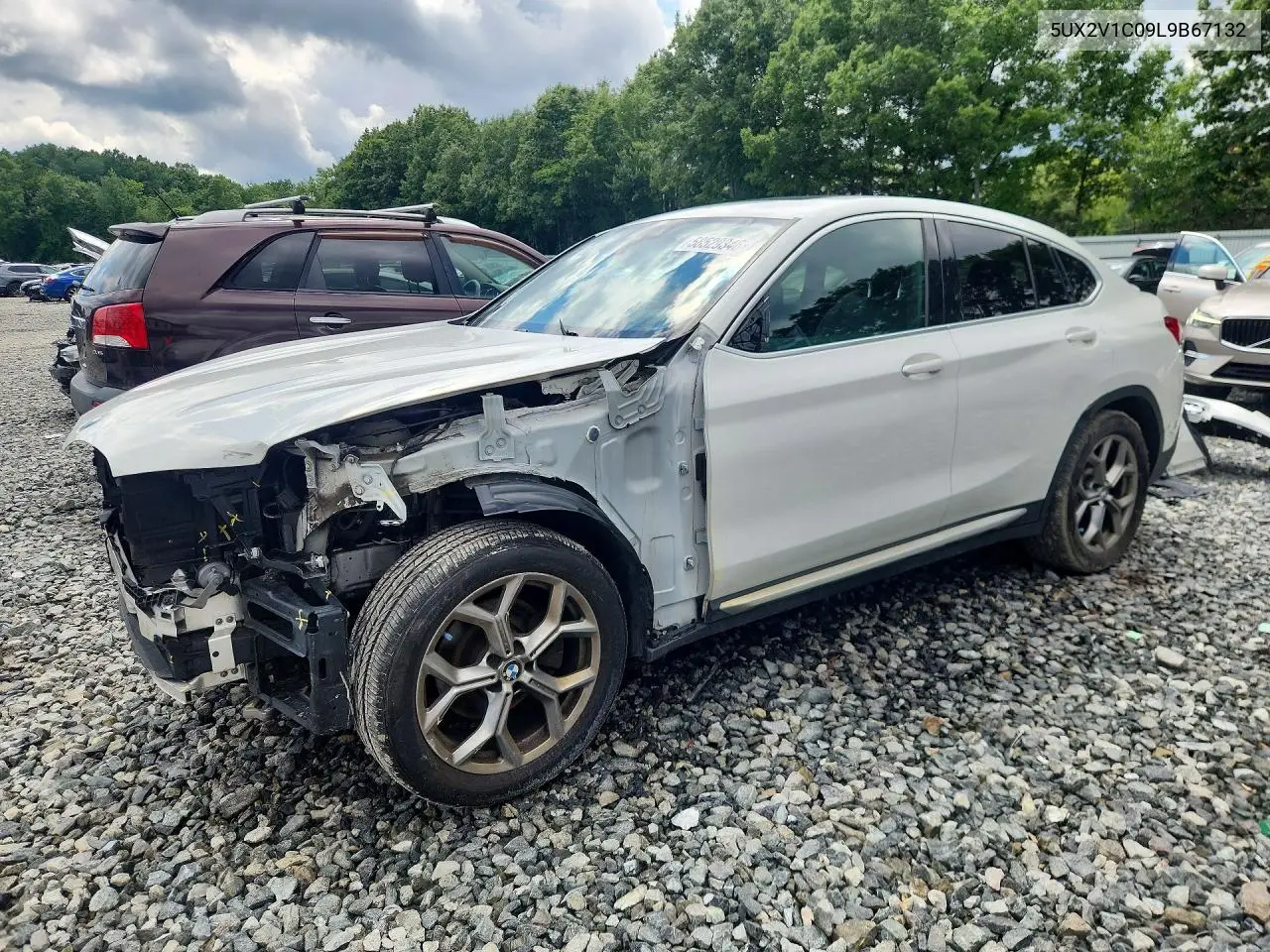 2020 BMW X4 xDrive30I VIN: 5UX2V1C09L9B67132 Lot: 58529346