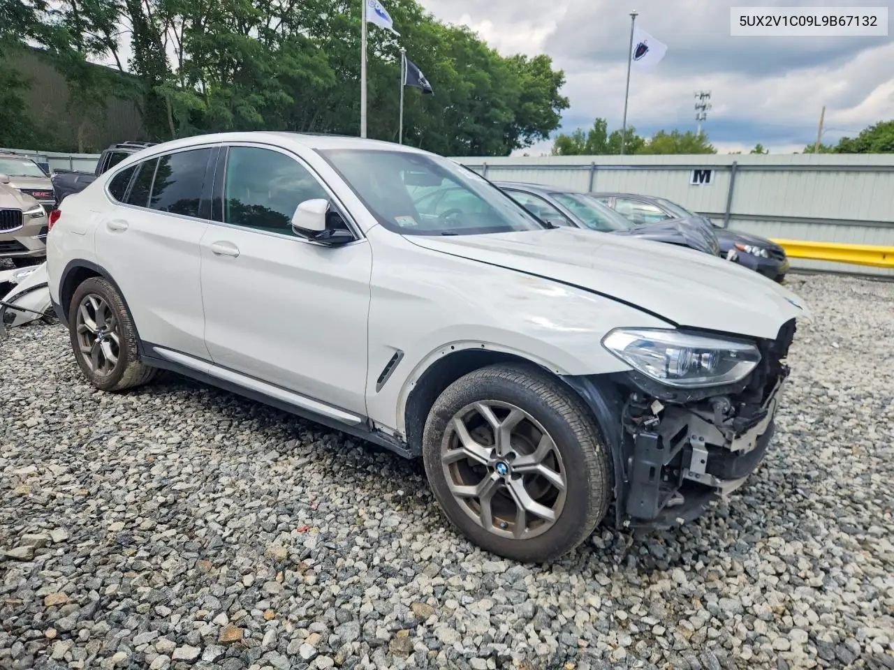2020 BMW X4 xDrive30I VIN: 5UX2V1C09L9B67132 Lot: 58529346