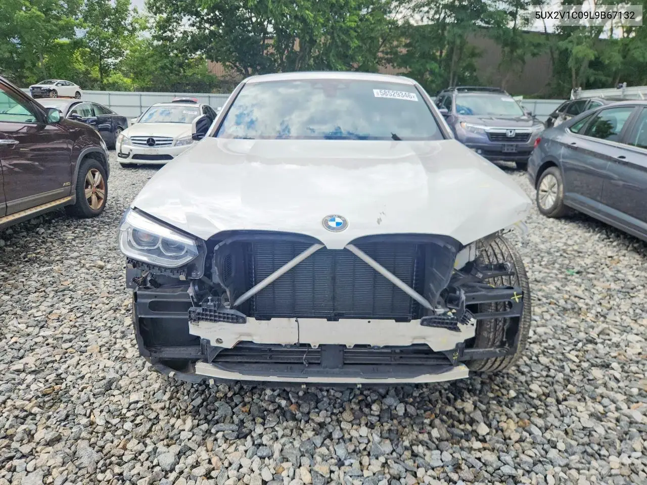 2020 BMW X4 xDrive30I VIN: 5UX2V1C09L9B67132 Lot: 58529346