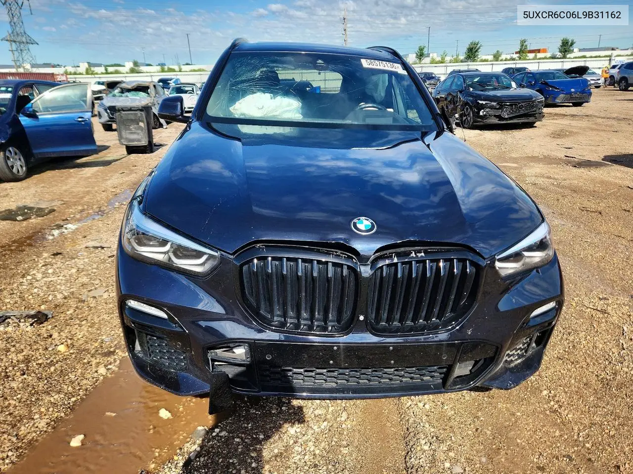 2020 BMW X5 xDrive40I VIN: 5UXCR6C06L9B31162 Lot: 58575136