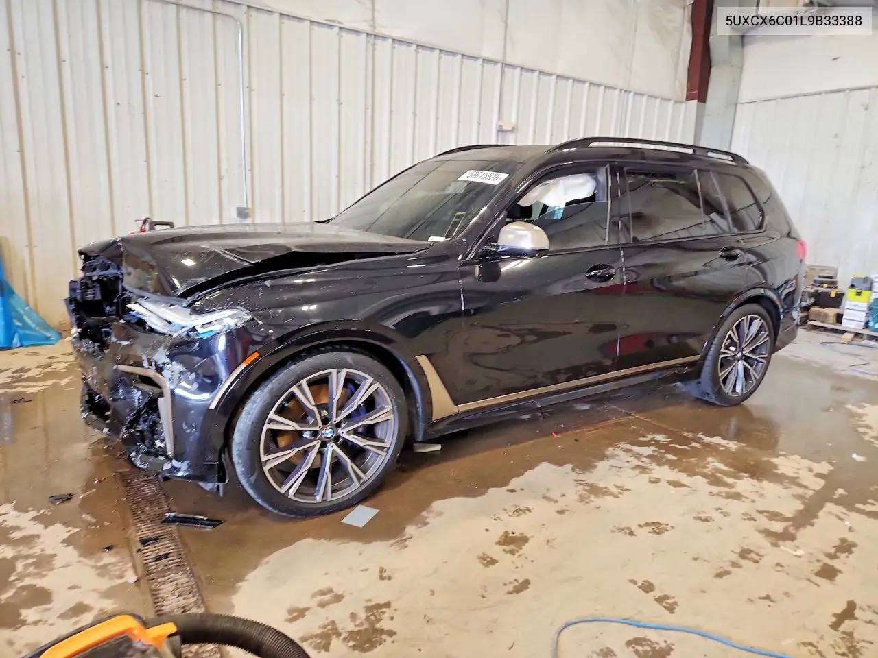 2020 BMW X7 M50I VIN: 5UXCX6C01L9B33388 Lot: 58615926