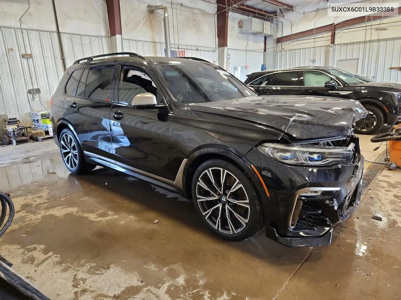 2020 BMW X7 M50I VIN: 5UXCX6C01L9B33388 Lot: 58615926