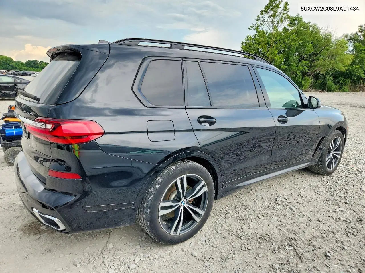 2020 BMW X7 xDrive40I VIN: 5UXCW2C08L9A01434 Lot: 58847366