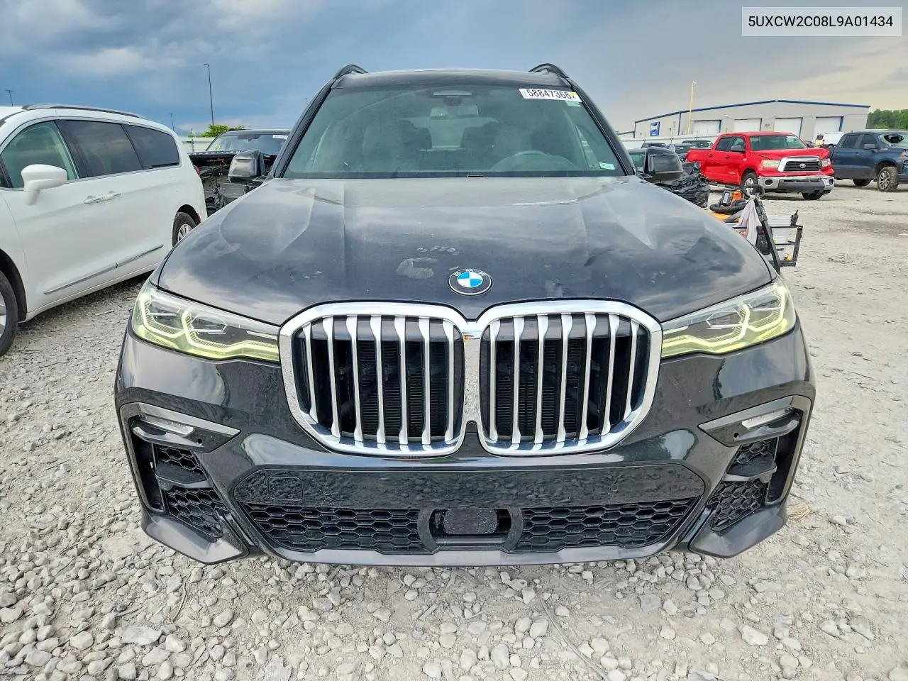 2020 BMW X7 xDrive40I VIN: 5UXCW2C08L9A01434 Lot: 58847366