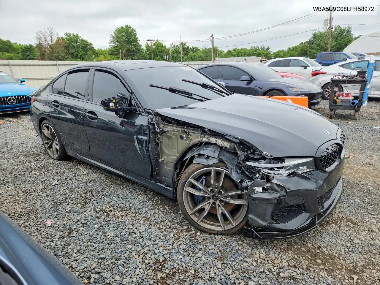 2020 BMW M340Xi VIN: WBA5U9C08LFH58972 Lot: 59318966