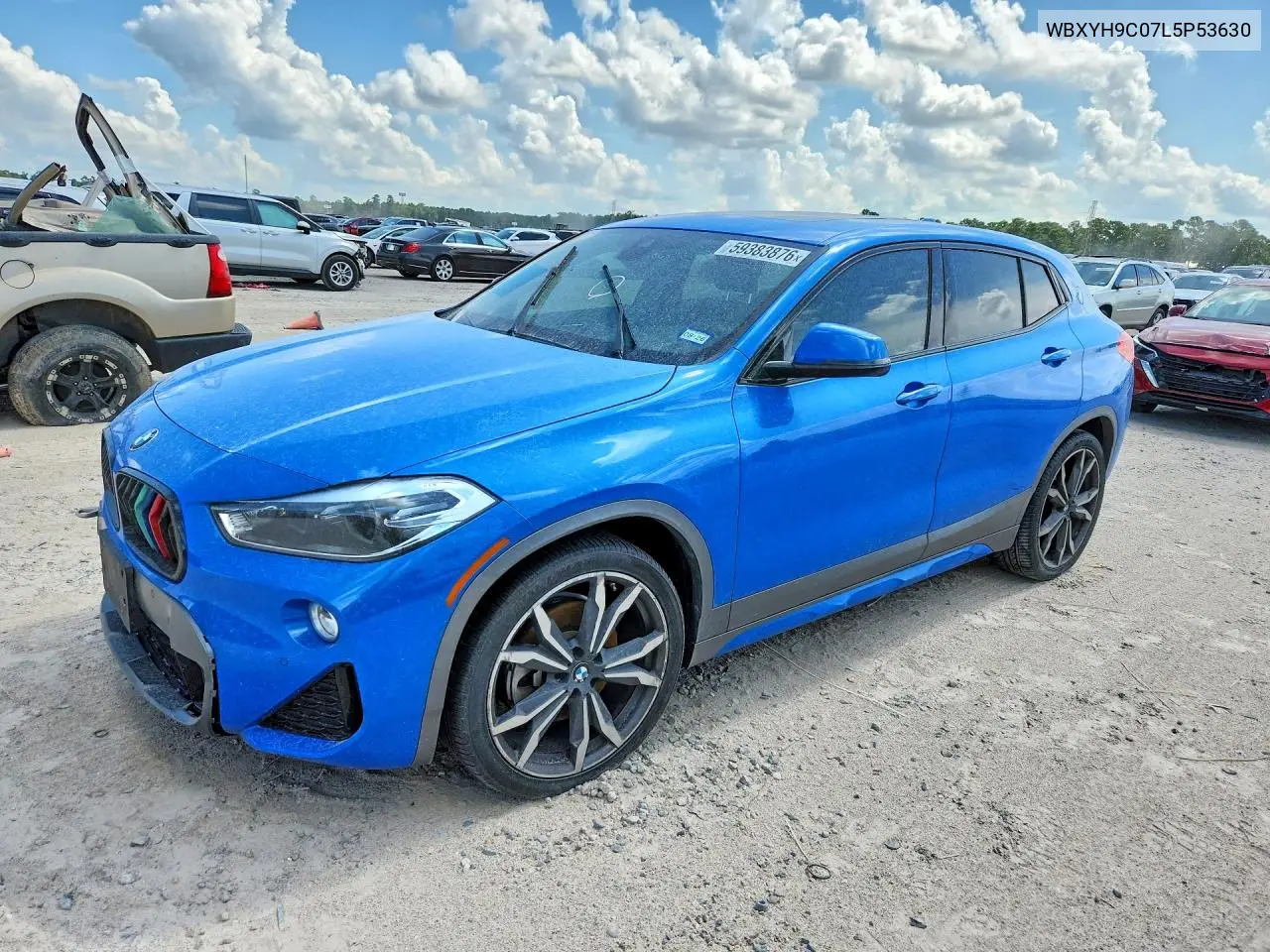 2020 BMW X2 Sdrive28I VIN: WBXYH9C07L5P53630 Lot: 59383876