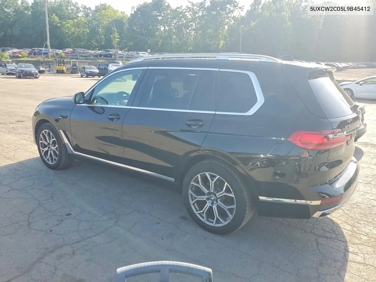 2020 BMW X7 xDrive40I VIN: 5UXCW2C05L9B45412 Lot: 59574856