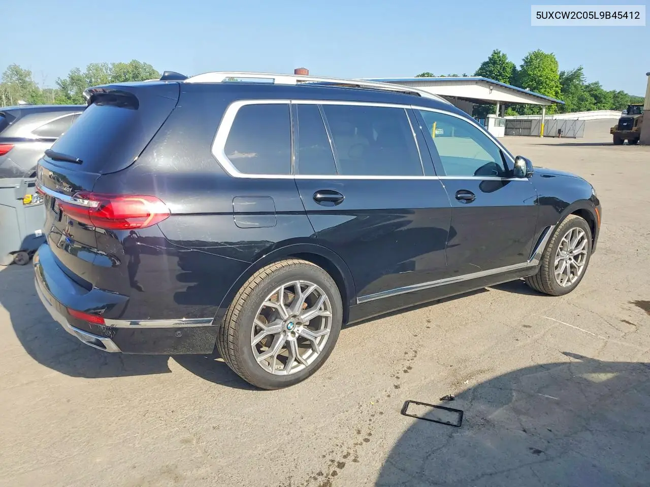 2020 BMW X7 xDrive40I VIN: 5UXCW2C05L9B45412 Lot: 59574856