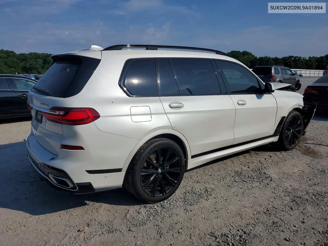 2020 BMW X7 xDrive40I VIN: 5UXCW2C09L9A01894 Lot: 59854206