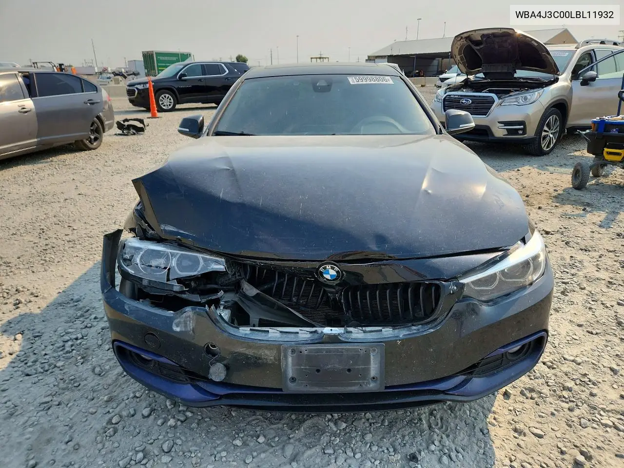 2020 BMW 430Xi Gran Coupe VIN: WBA4J3C00LBL11932 Lot: 59998806
