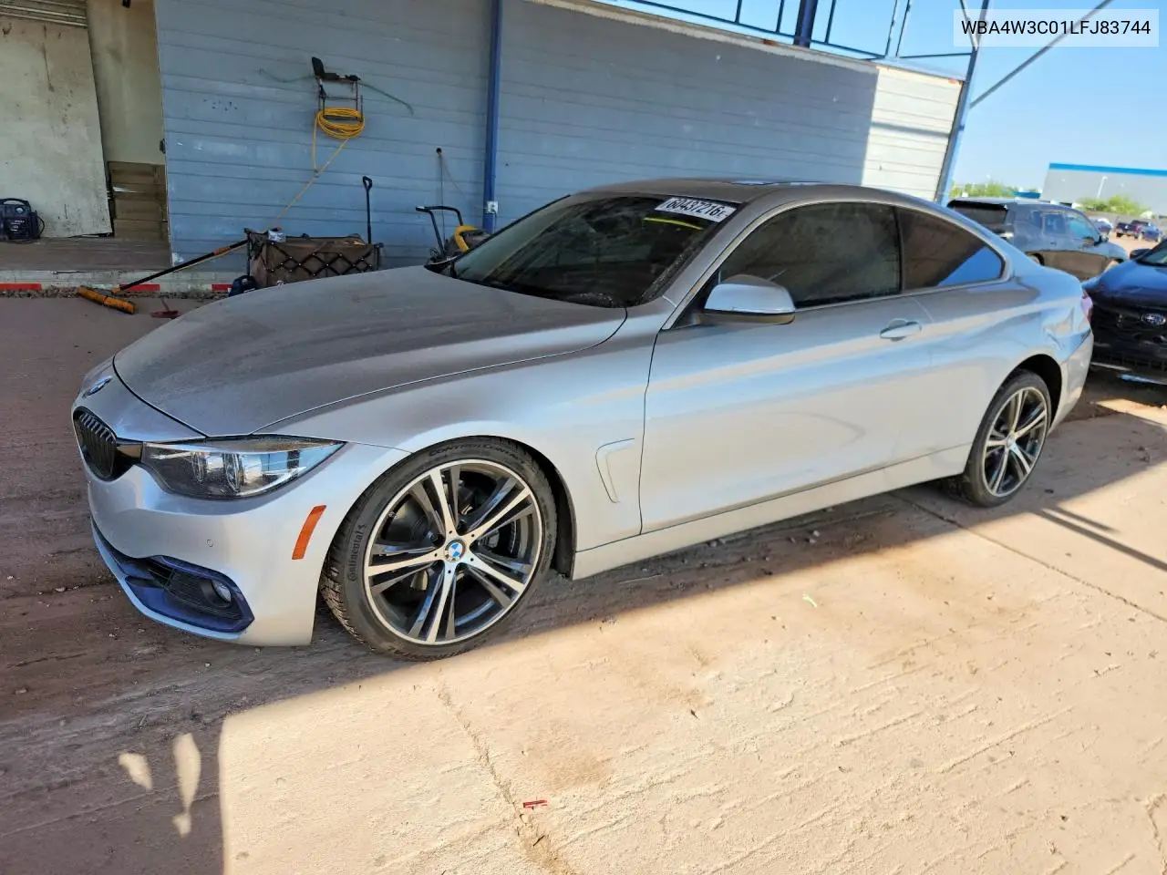 2020 BMW 430I VIN: WBA4W3C01LFJ83744 Lot: 60437216