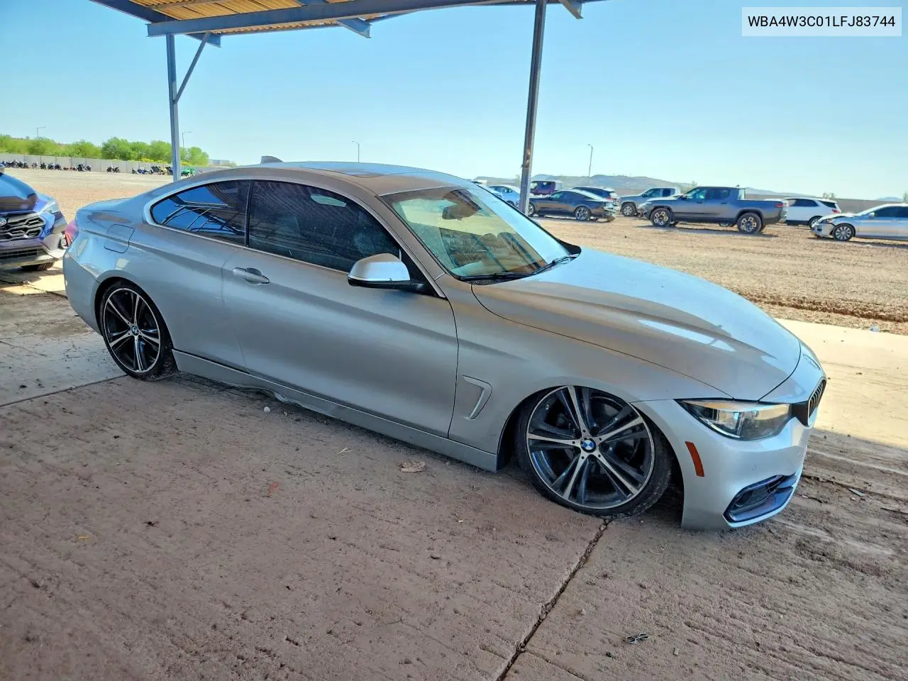 2020 BMW 430I VIN: WBA4W3C01LFJ83744 Lot: 60437216