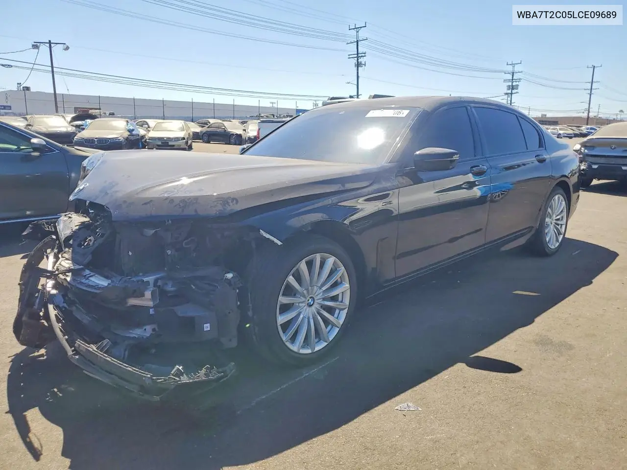2020 BMW 740 I VIN: WBA7T2C05LCE09689 Lot: 61051706