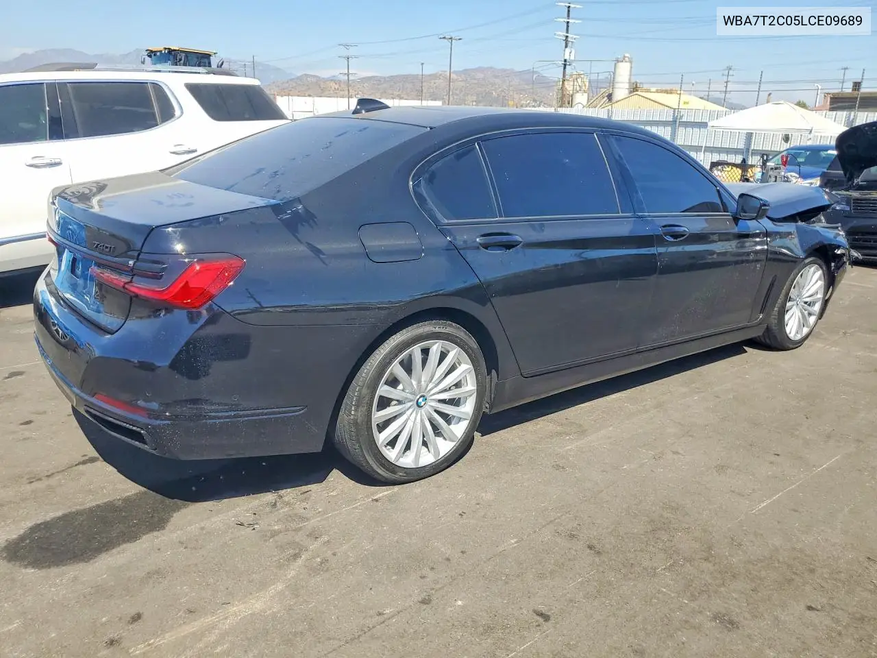 2020 BMW 740 I VIN: WBA7T2C05LCE09689 Lot: 61051706