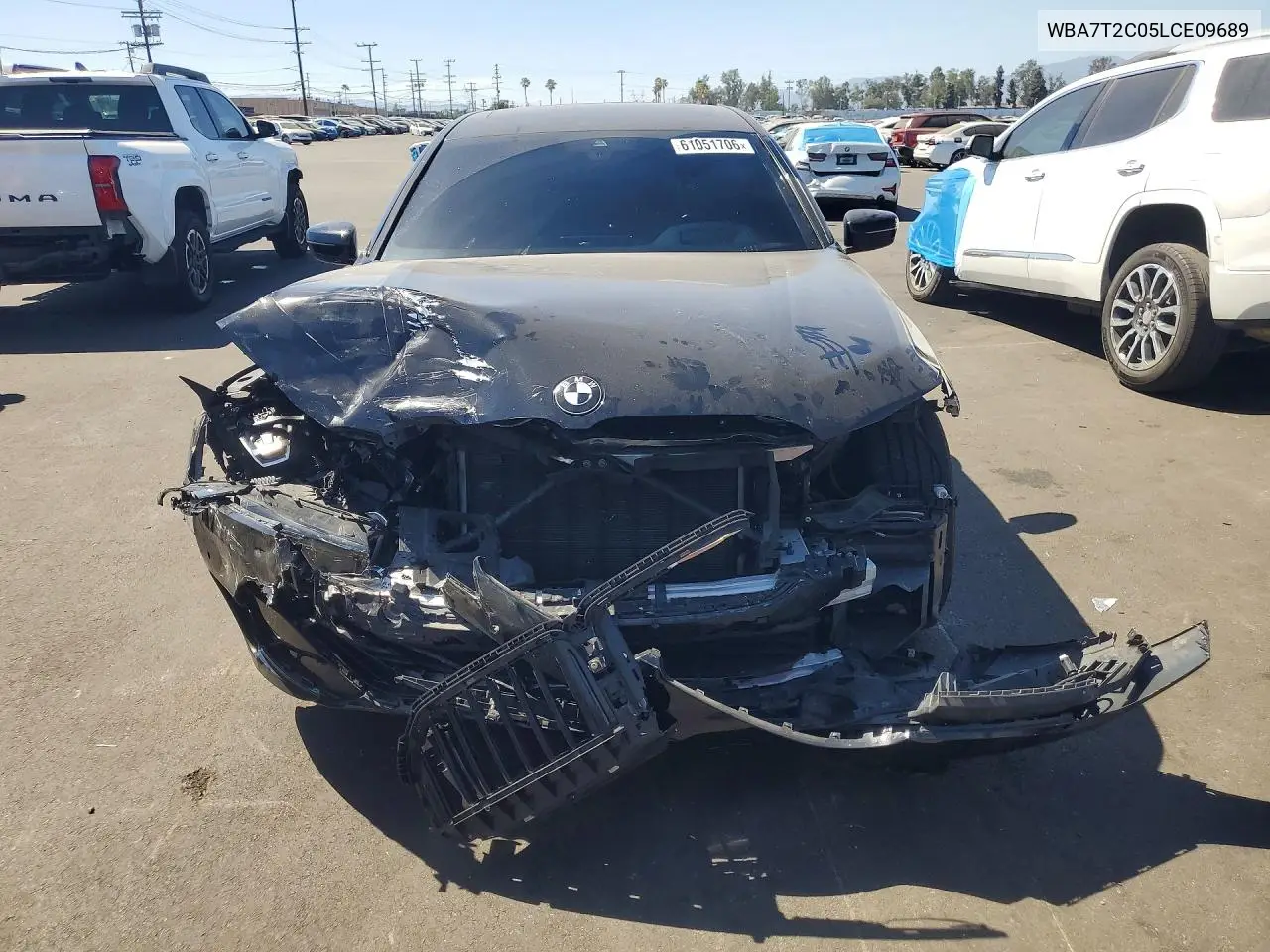 2020 BMW 740 I VIN: WBA7T2C05LCE09689 Lot: 61051706