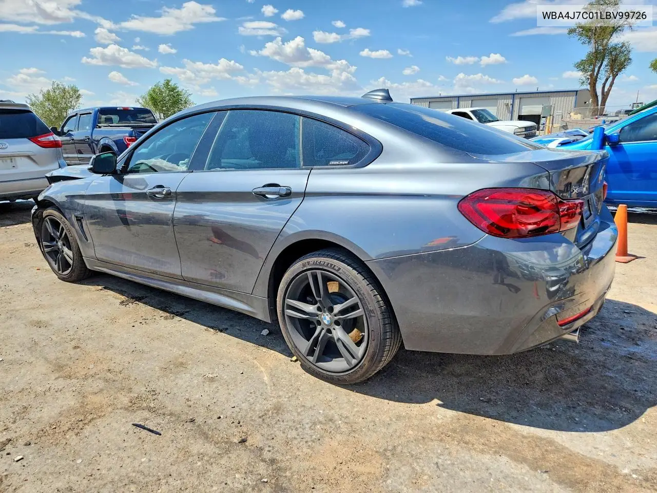 2020 BMW 440Xi Gran Coupe VIN: WBA4J7C01LBV99726 Lot: 61617176