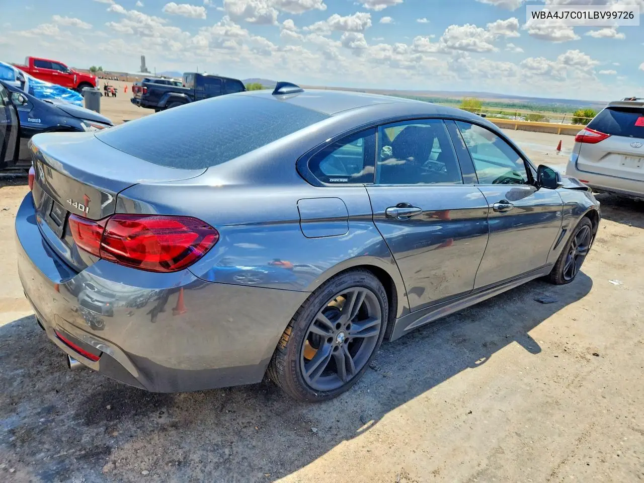 2020 BMW 440Xi Gran Coupe VIN: WBA4J7C01LBV99726 Lot: 61617176