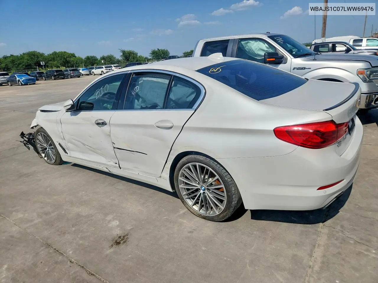 2020 BMW 540 I VIN: WBAJS1C07LWW69476 Lot: 61885106
