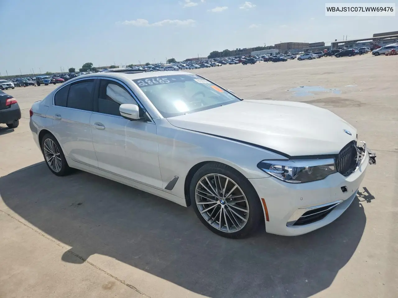2020 BMW 540 I VIN: WBAJS1C07LWW69476 Lot: 61885106