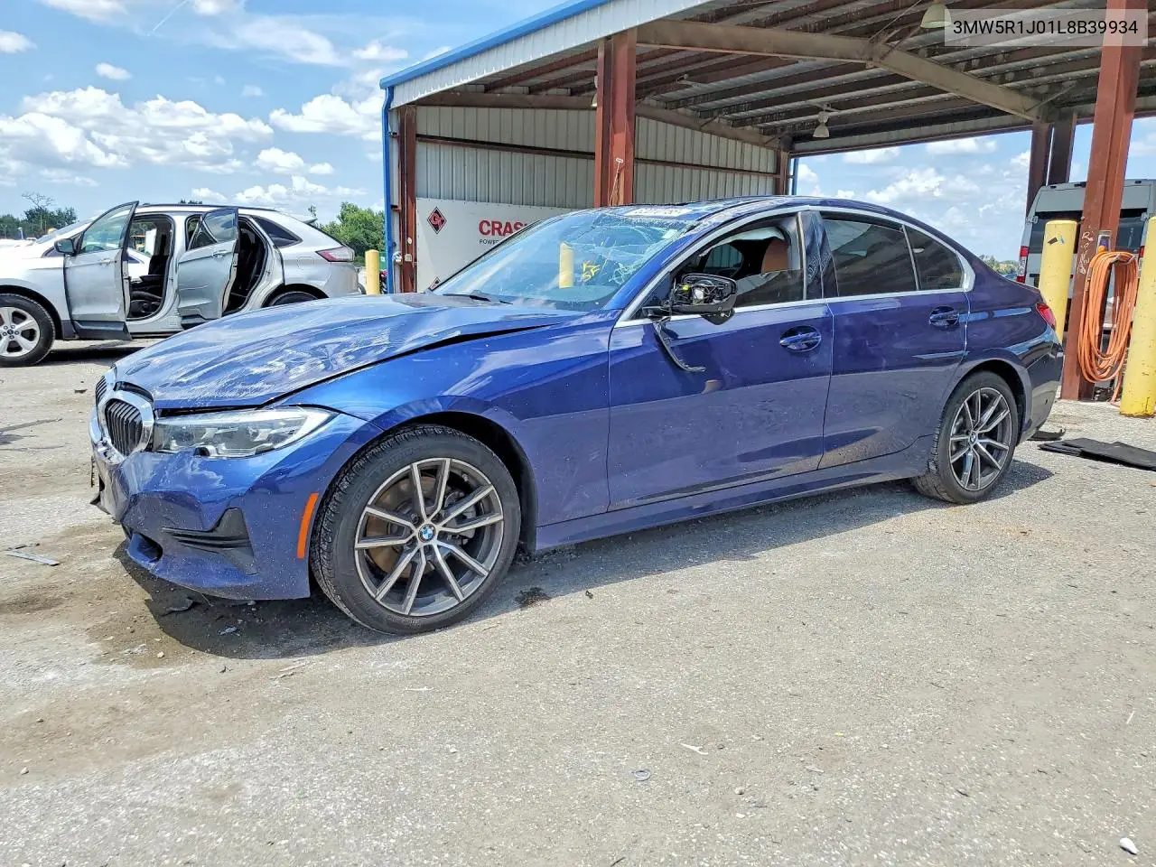 2020 BMW 330I VIN: 3MW5R1J01L8B39934 Lot: 62010156