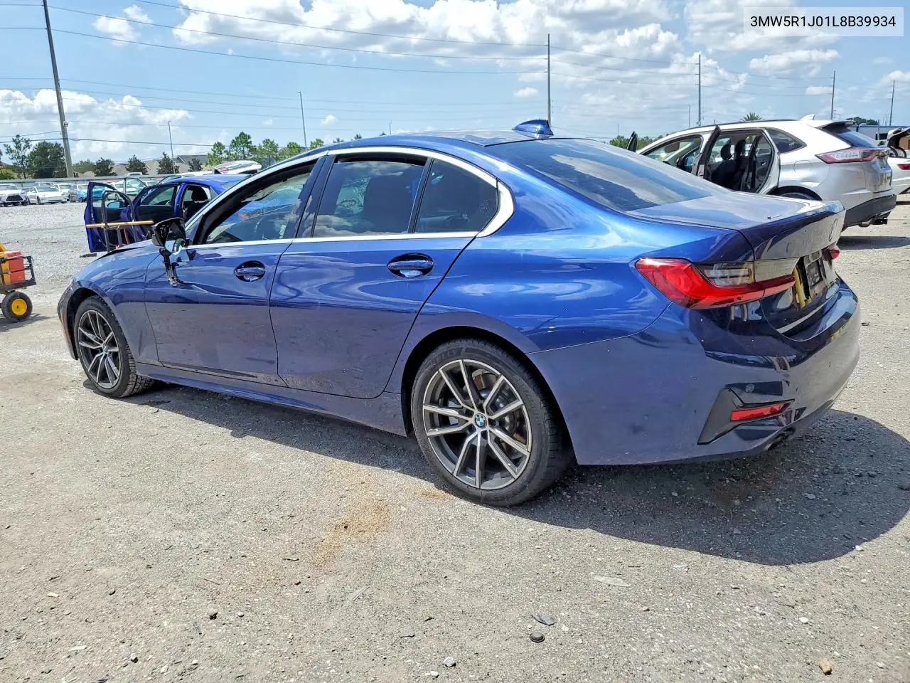 2020 BMW 330I VIN: 3MW5R1J01L8B39934 Lot: 62010156