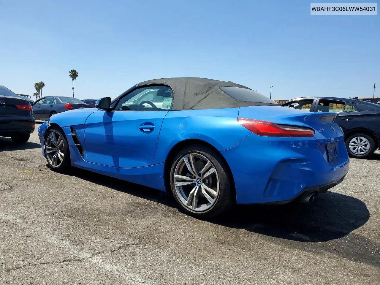 2020 BMW Z4 Sdrive30I VIN: WBAHF3C06LWW54031 Lot: 85989735