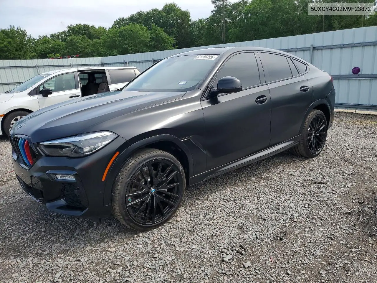 2021 BMW X6 Sdrive 40I VIN: 5UXCY4C02M9F23872 Lot: 51186226