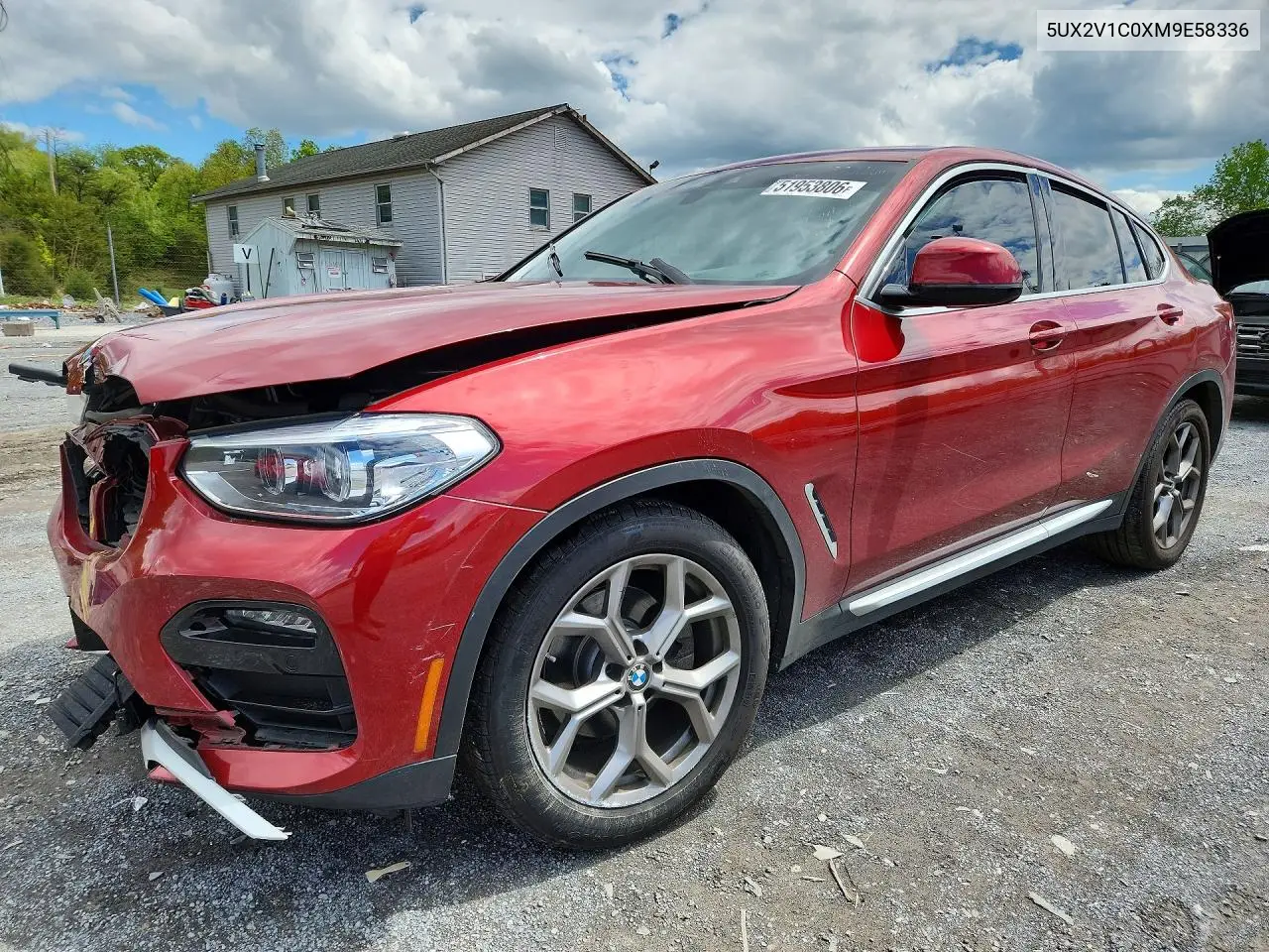 2021 BMW X4 xDrive30I VIN: 5UX2V1C0XM9E58336 Lot: 51953806