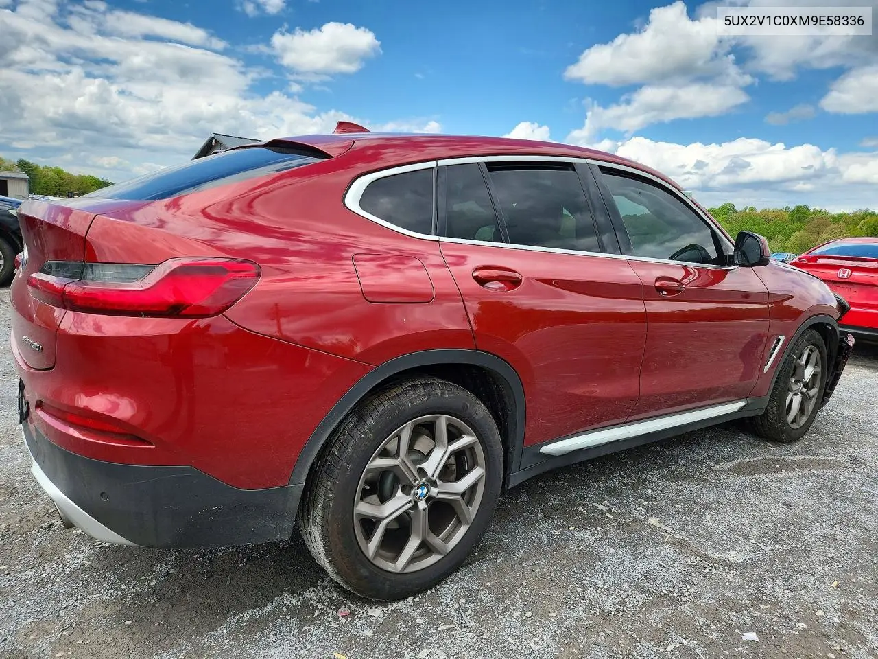 2021 BMW X4 xDrive30I VIN: 5UX2V1C0XM9E58336 Lot: 51953806