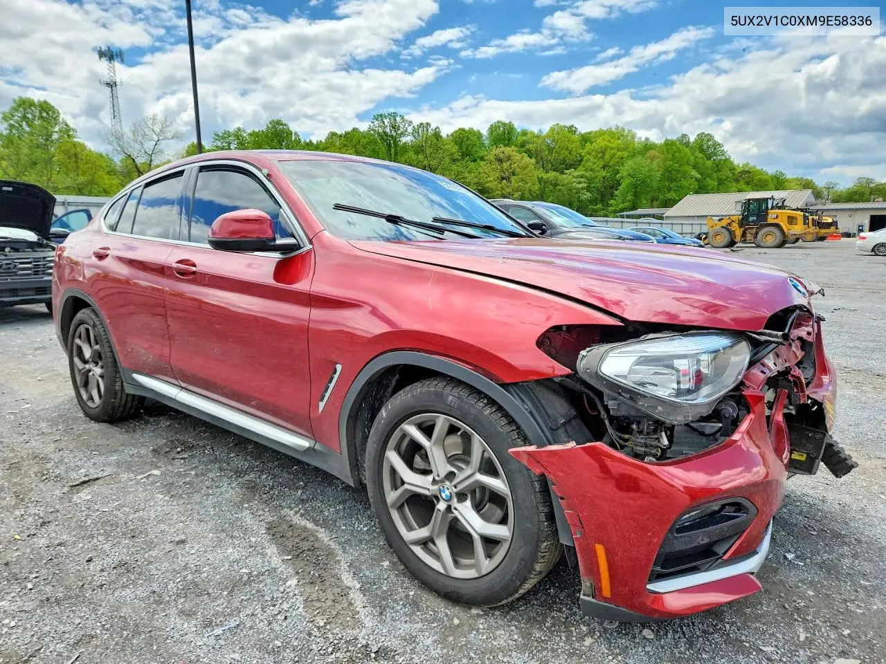2021 BMW X4 xDrive30I VIN: 5UX2V1C0XM9E58336 Lot: 51953806