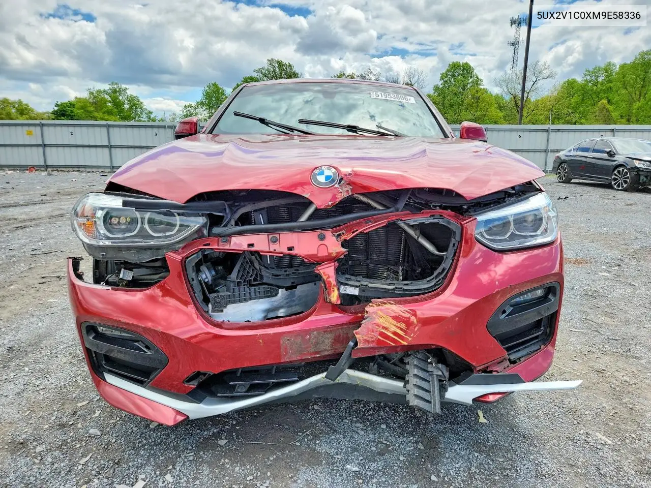 2021 BMW X4 xDrive30I VIN: 5UX2V1C0XM9E58336 Lot: 51953806