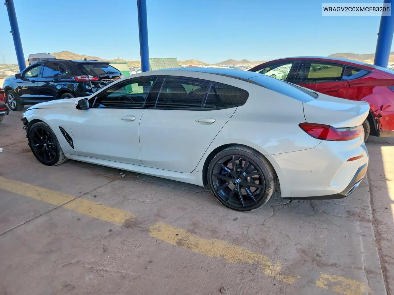 2021 BMW 840I VIN: WBAGV2C0XMCF83205 Lot: 52726656