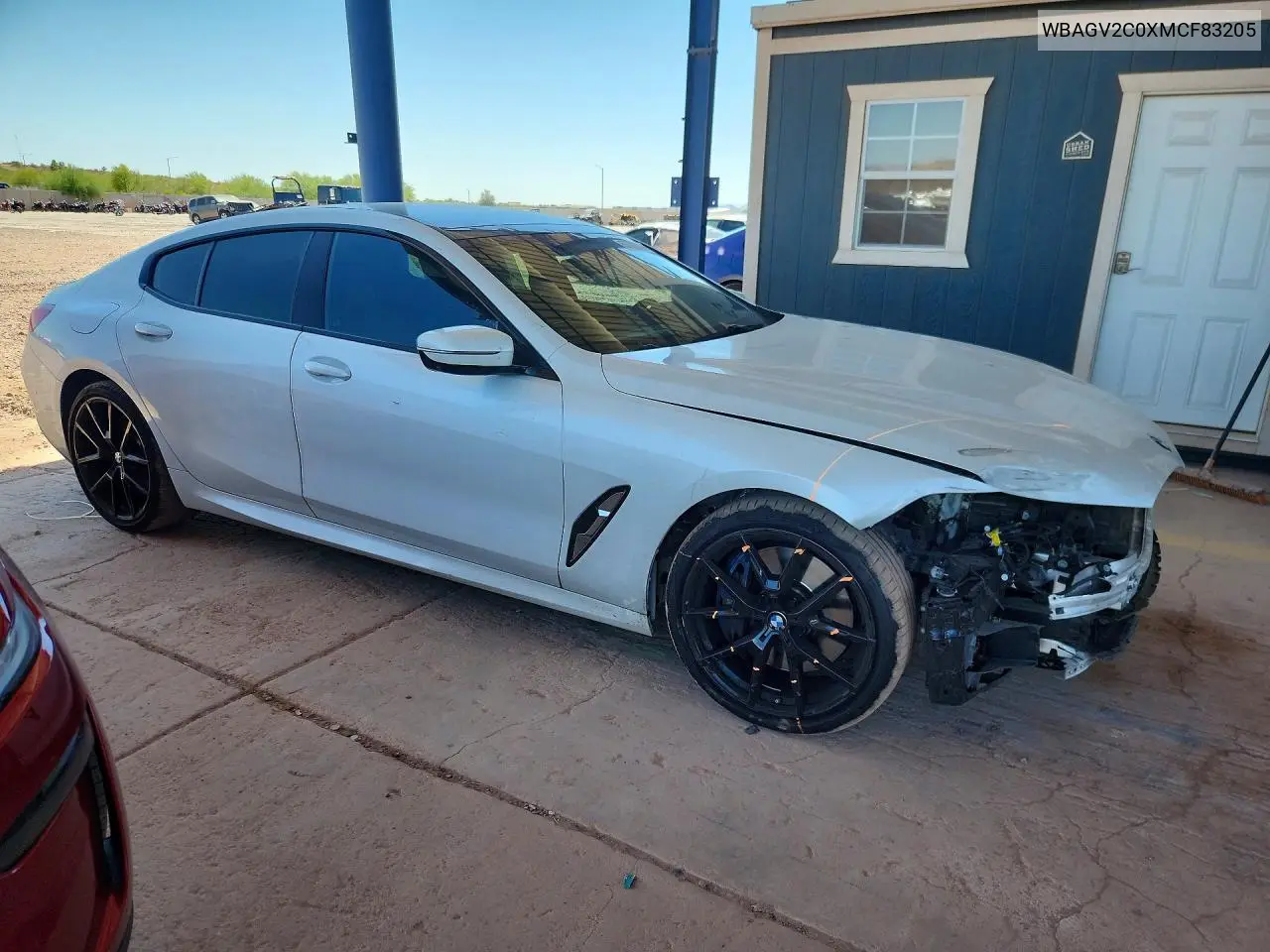 2021 BMW 840I VIN: WBAGV2C0XMCF83205 Lot: 52726656