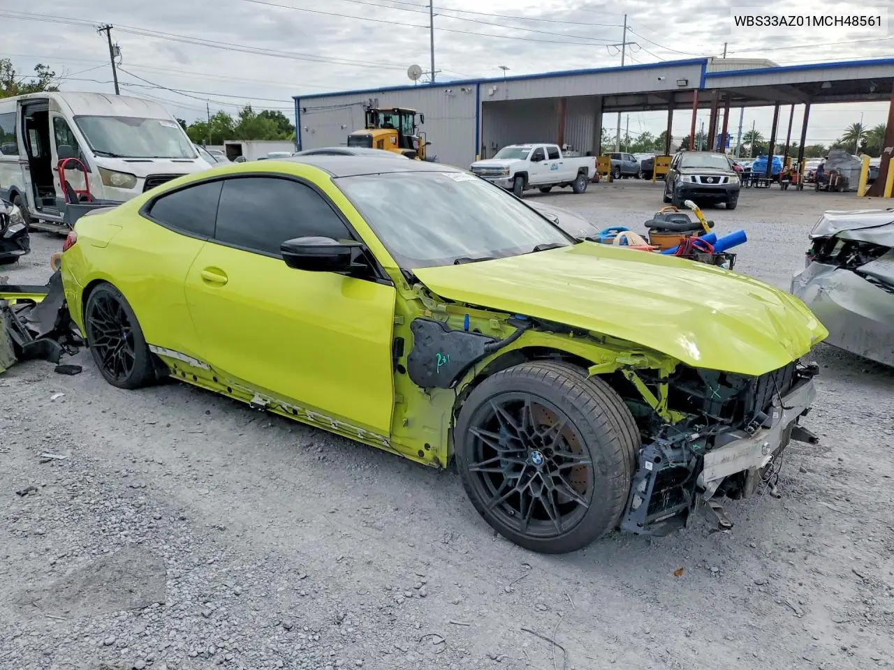 2021 BMW M4 Competition VIN: WBS33AZ01MCH48561 Lot: 53443026