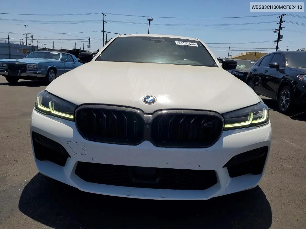 2021 BMW M5 VIN: WBS83CH00MCF82410 Lot: 54163386