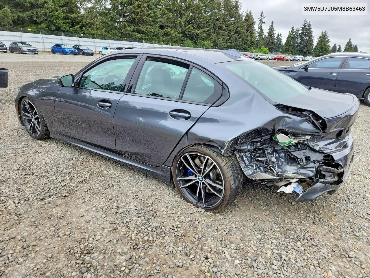 2021 BMW M340I VIN: 3MW5U7J05M8B63463 Lot: 54240206