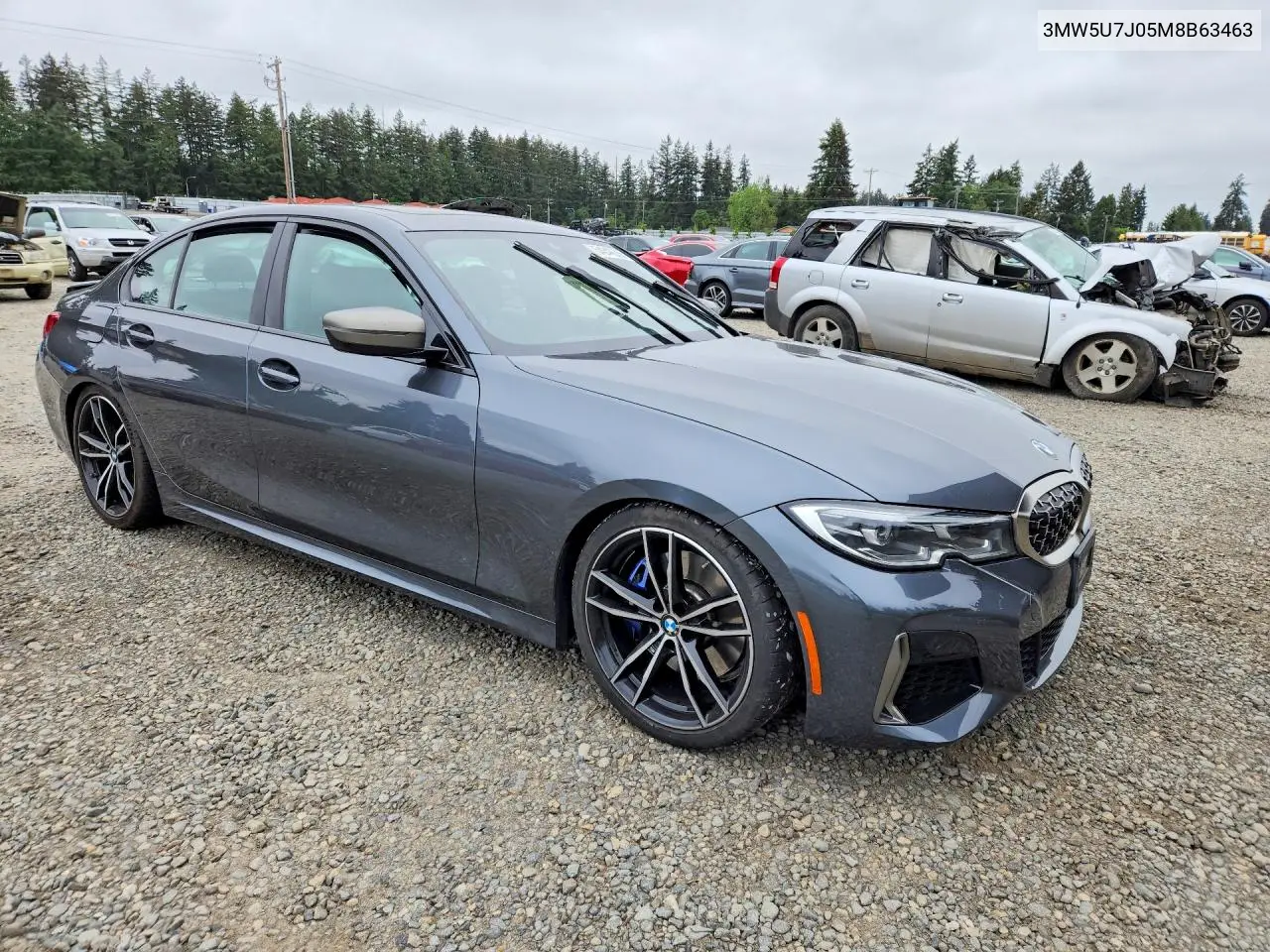 2021 BMW M340I VIN: 3MW5U7J05M8B63463 Lot: 54240206