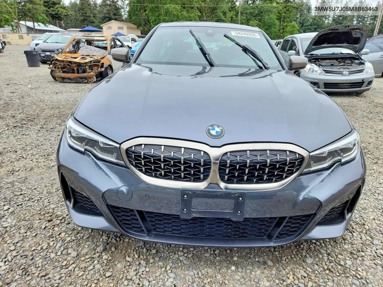 2021 BMW M340I VIN: 3MW5U7J05M8B63463 Lot: 54240206