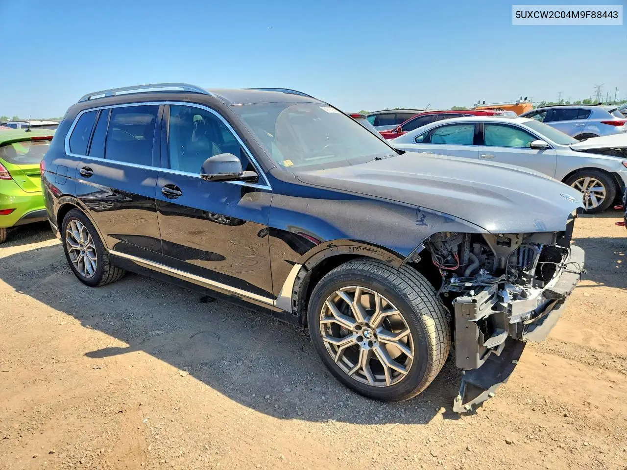 2021 BMW X7 xDrive40I VIN: 5UXCW2C04M9F88443 Lot: 54837056