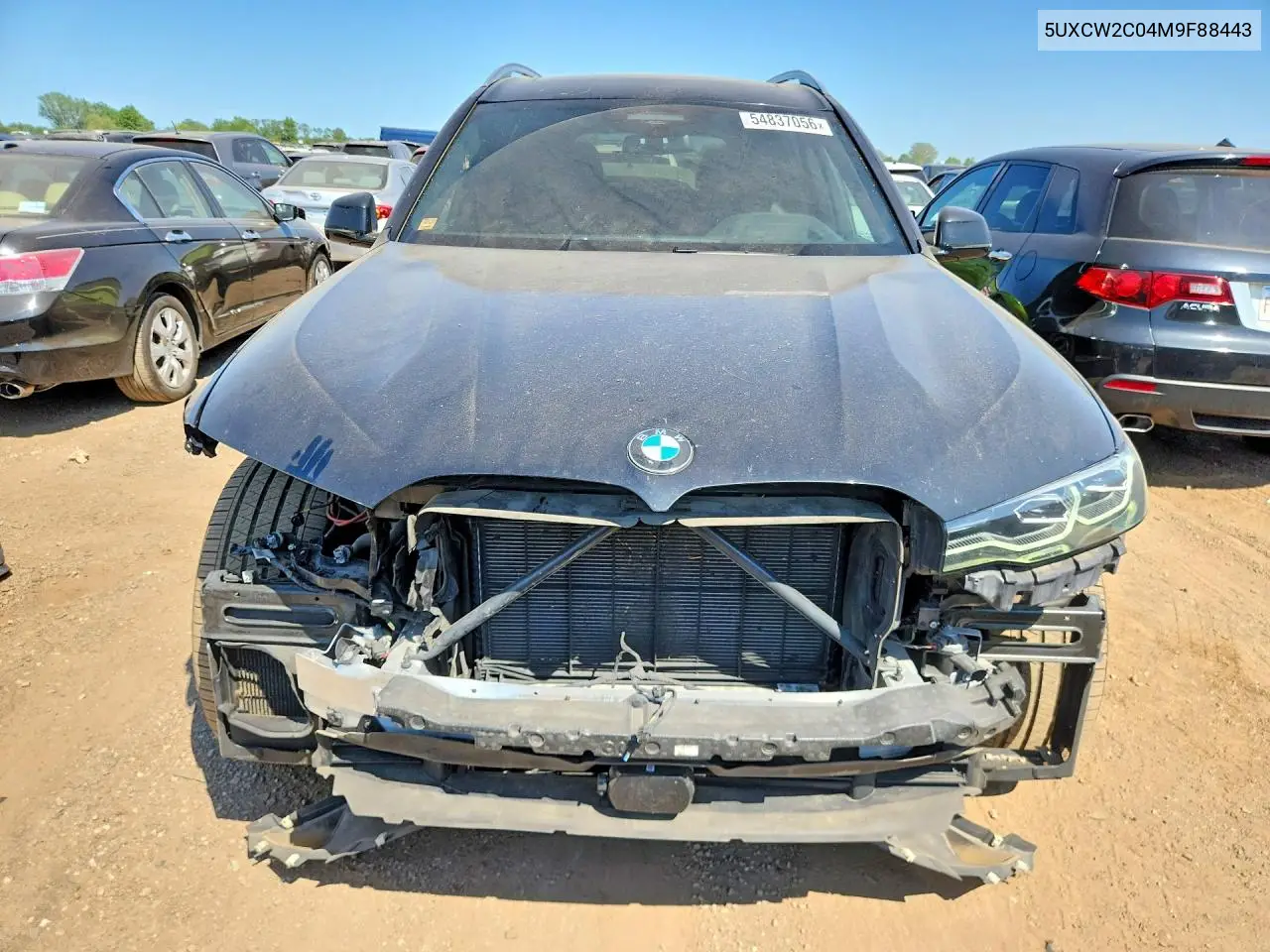 2021 BMW X7 xDrive40I VIN: 5UXCW2C04M9F88443 Lot: 54837056