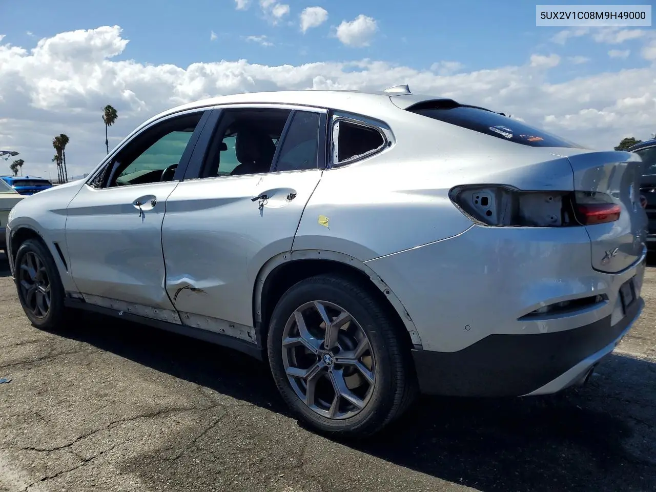 2021 BMW X4 xDrive30I VIN: 5UX2V1C08M9H49000 Lot: 54918686
