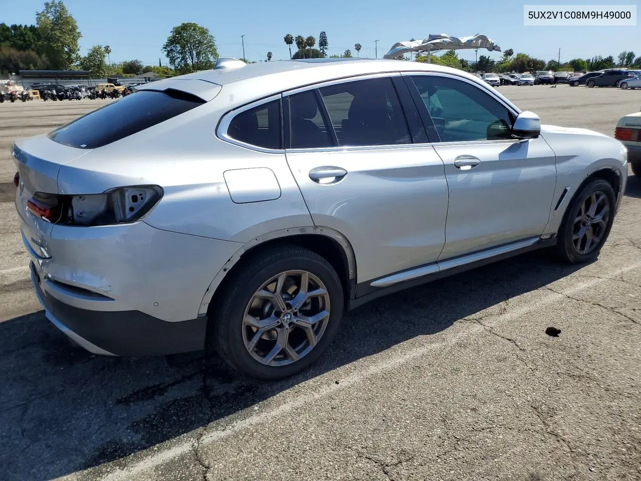 2021 BMW X4 xDrive30I VIN: 5UX2V1C08M9H49000 Lot: 54918686