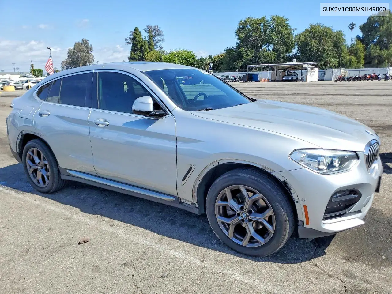 2021 BMW X4 xDrive30I VIN: 5UX2V1C08M9H49000 Lot: 54918686