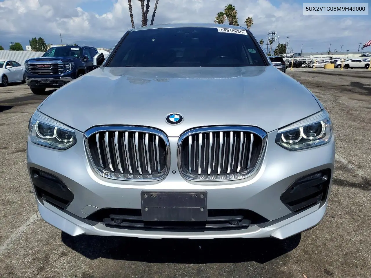 2021 BMW X4 xDrive30I VIN: 5UX2V1C08M9H49000 Lot: 54918686