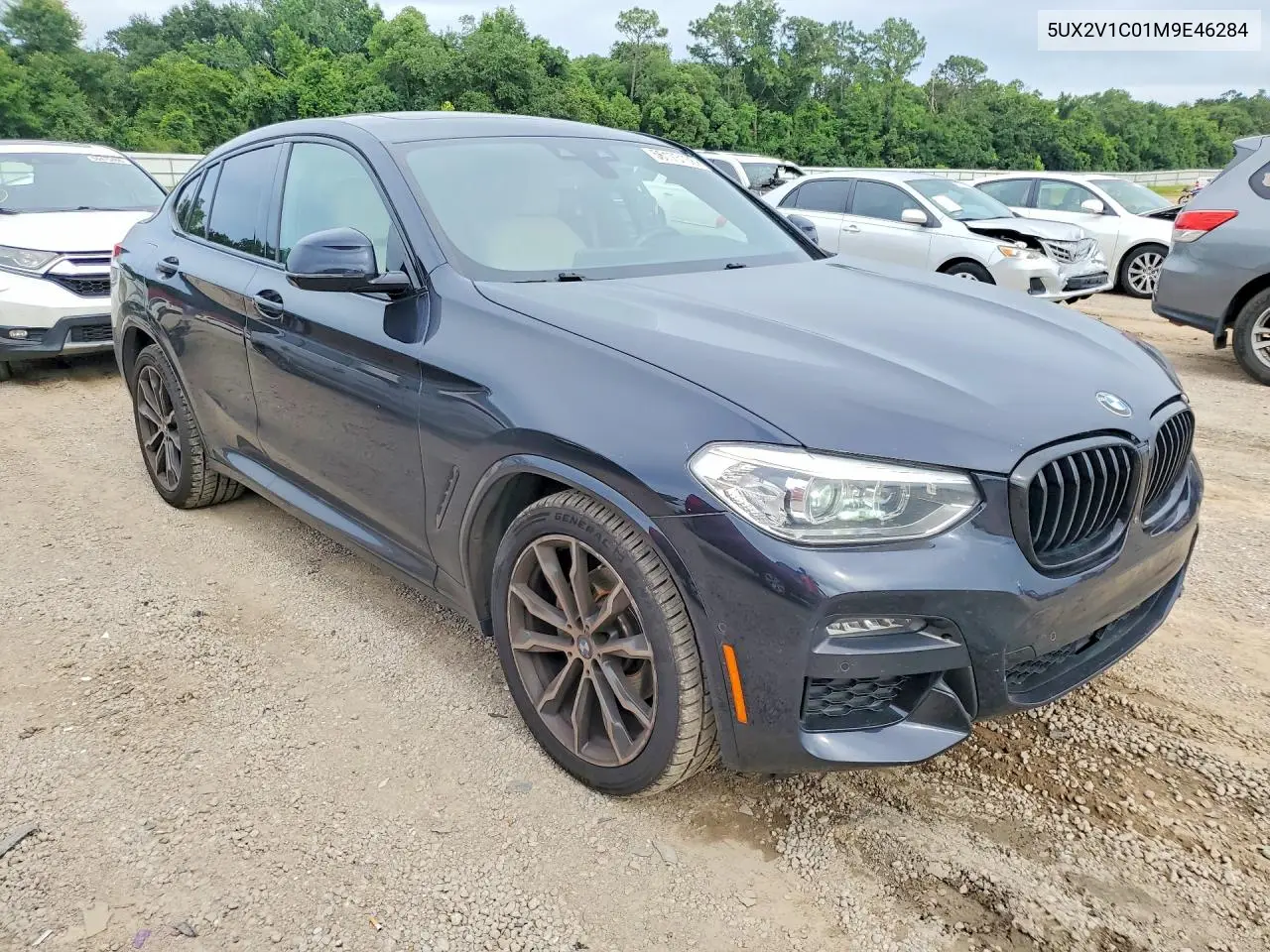 2021 BMW X4 VIN: 5UX2V1C01M9E46284 Lot: 56173136